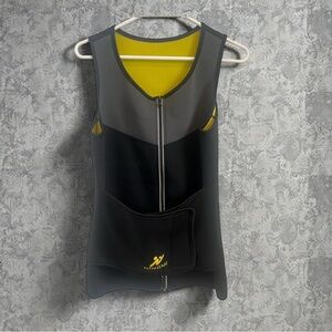 Men’s Black Sauna sweat Vest EUC slimming vest M shaper Ningmi neoprene